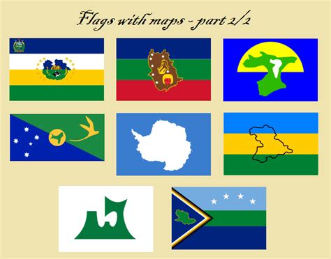 Flags With Maps Part 22 — Printable Worksheet