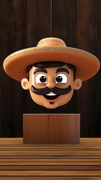 Premium Photo View Of 3d Cartoon Mexican Boy