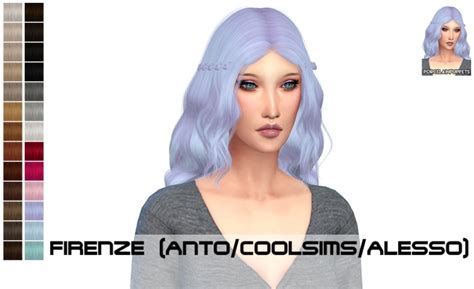 Anto Firenze Omen Hair Retexture At Porcelain Warehouse Sims 4 Updates
