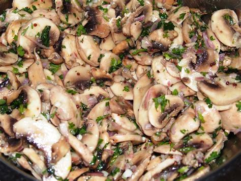 Salade de champignons de Paris