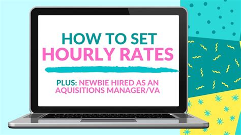 Tips How To Set Your Hourly Rates Youtube