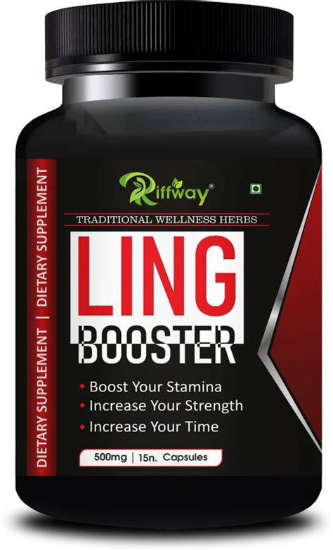 Riffway Ling Booster Shilajit Capsules For Long Timing Bigger Harder