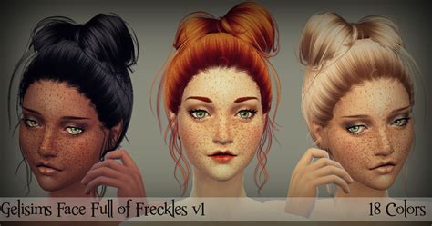 Sims 4 Freckles Skin Details Sims 4 Cc Skin Freckles
