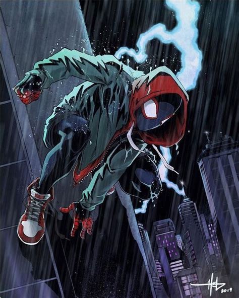 Spider Man Miles Morales By Creeesart Spiderman Miles Morales