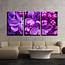 Wall26 3 Piece Canvas Wall Art  Lilac Flowers Background Modern Home