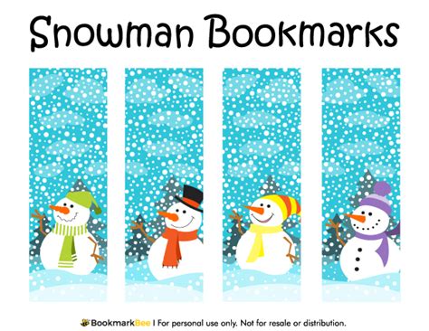 Printable Winter Bookmarks Printable Word Searches