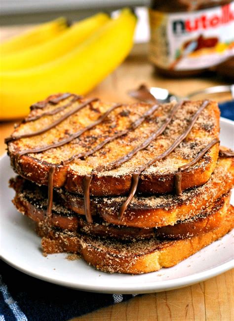 There is nothing fancy here because simple is better with this. RECIPE: Cinnamon Sugar French Toast With Nutella Glaze