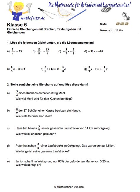 Als letztes arbeitsblatt der serie rechnen in den 4 grundrechenarten mit dezimalbrüchen finden sie hier folgendes unterrichtsmaterial vor. Bruchrechnen Übungen Klasse 6 | Bruchrechnung Mit ...