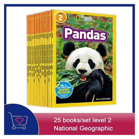 25 Booksset English Picture Book National Geographic Kids Level 2 Be A