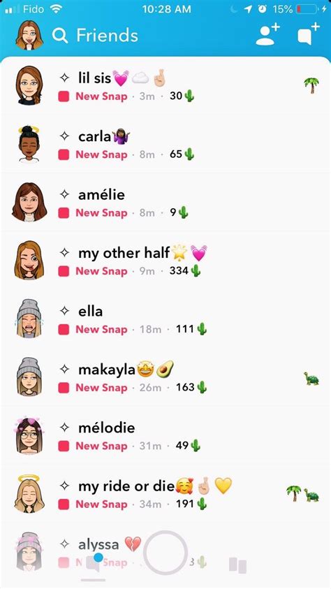 snapchat in 2020 names for snapchat snapchat names emoji combinations