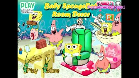 Spongebob Squarepantsbaby Room Decor Play Kids Games Nickelodeon