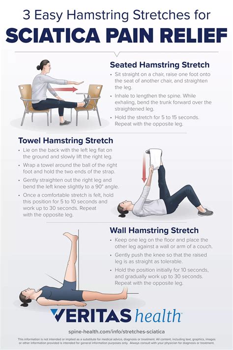 Hamstring Stretching Exercises For Sciatica Pain Relief Spine Health