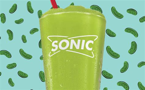 Sonic Drive In Mixes It Up With The New Pickle Juice Slush And Pickle