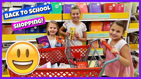 Huge Back To School Shopping Trip School Supplies Haul 2017 Youtube