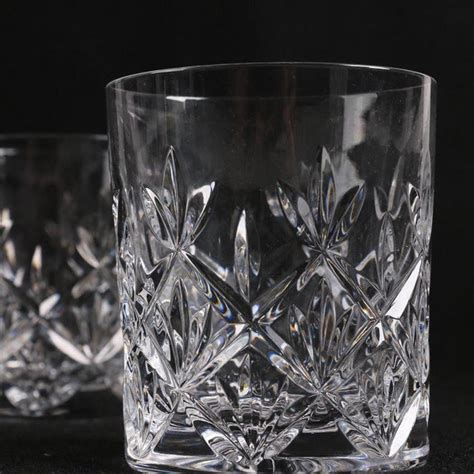 Tiffany And Co Sybil Crystal Double Old Fashioned Glasses Set Of 4 Chairish