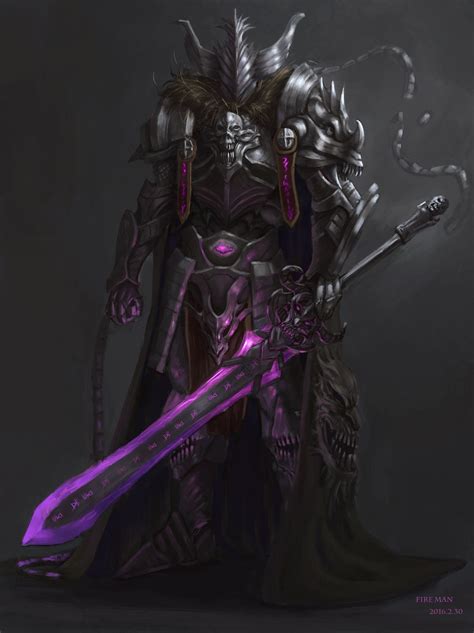 Artstation Dark Knight Fire Man Dark Fantasy Art Fantasy Concept