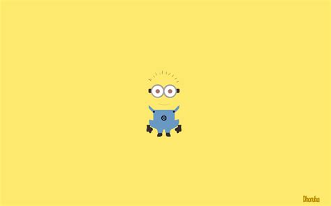 Despicable Me Minion Minimalist Wallpaper By Dhoruba4u On Deviantart