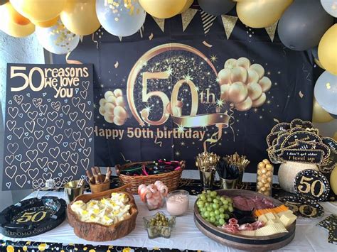 50th birthday party | 50th birthday party decorations, 50th birthday