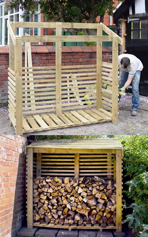 15 best indoor & outdoor diy firewood rack & storage ideas, such as easy diy wood rack, creative log holders, simple firewood shed, & more! 15 Fabulous Firewood Rack & Storage Ideas! - A Piece Of ...