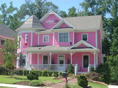Дома Розового Цвета Фото — Красивое Фото