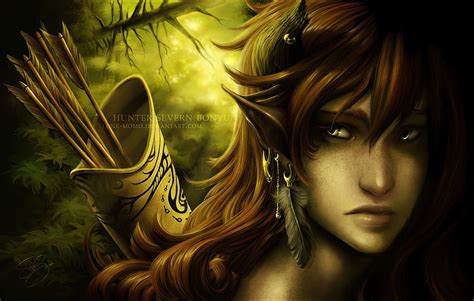 Title Fantasy Elf Elf Ranger Wild Female Elf Wood Elf Hd