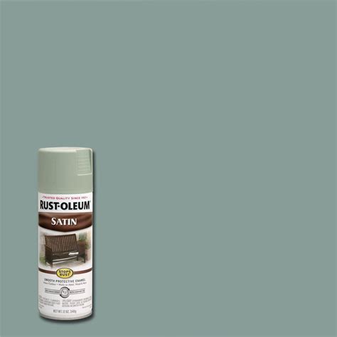 Rust Oleum Stops Rust 12 Oz Protective Enamel Satin Sage Spray Paint