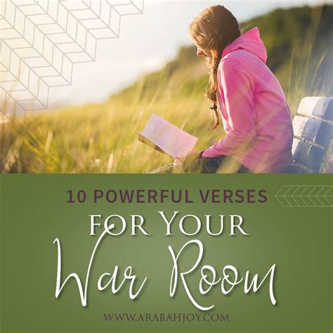 10 Powerful Scriptures With War Room Prayers Free Printable