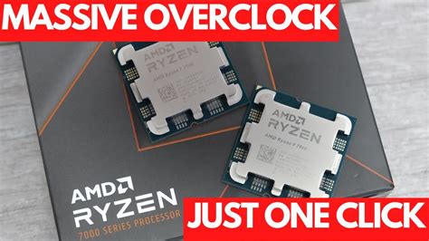 How To Overclock Amds Awesome Ryzen 7000 Cpus In Just One Click Youtube