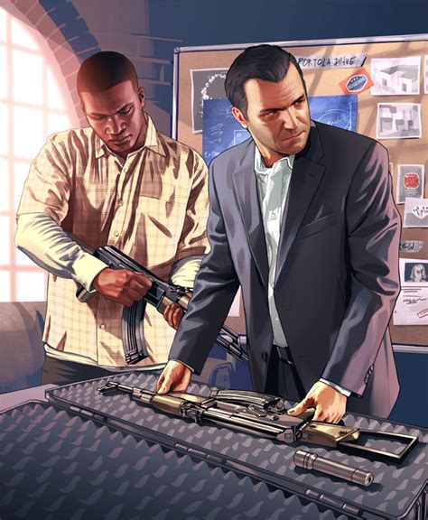 New Gta 5 Character Concept Art Will Get You Acquainted With The Cast