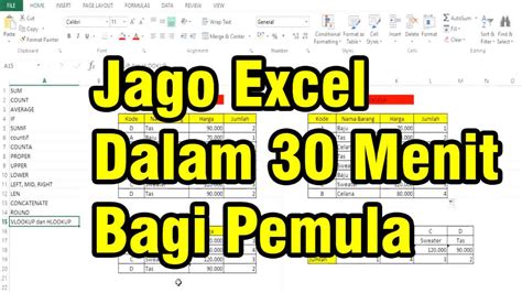 15 Rumus Dasar Microsoft Excel Yang Wajib Dikuasai Oleh Pemula