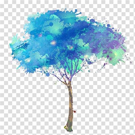 Download High Quality Clipart Tree Blue Transparent Png Images Art