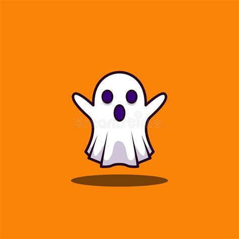 Ghost Modern Style Vector Image Ghost Isolated Design Stock Vector