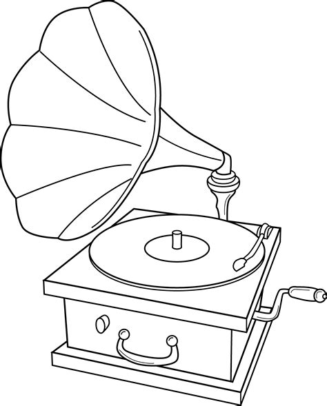 ️record Coloring Page Free Download