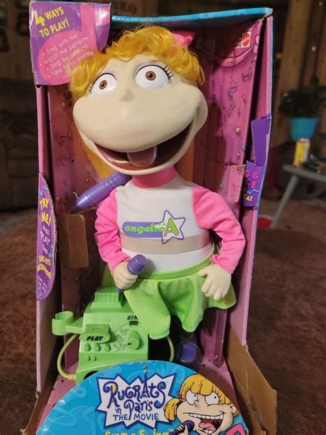 Mattel Vintage 2000 Nickelodeon Rugrats In Paris The Movie Sing And Swing Angelica Doll R