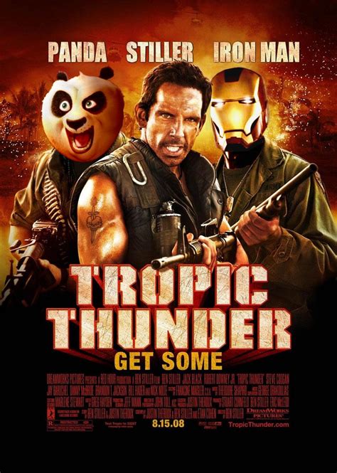 This was a movie about making a vietnam war movie. Tropic Thunder (2008) poster - FreeMoviePosters.net