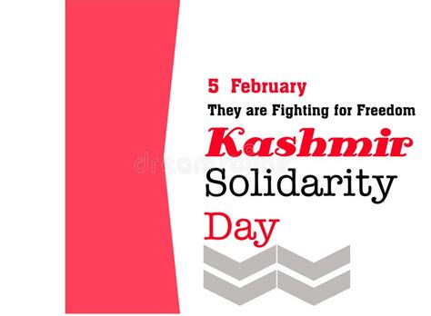 5th February Kashmir Day Poster Design Illustration Kashmir Solidarity