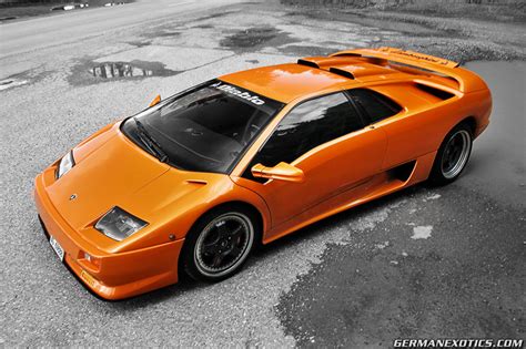 Orange Lamborghini Diablo Sv By Germanexotics On Deviantart