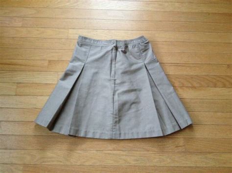 Classroom Girls School Uniform Khaki Pleated Skirt Size 12 New Ebay