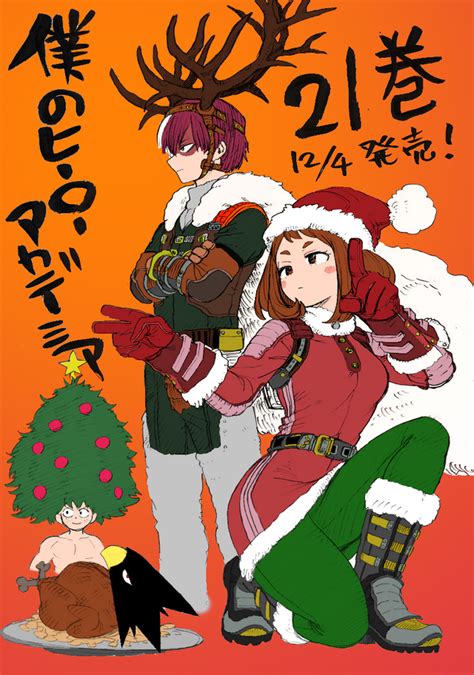 Colored The New Christmas Sketch Bokunoheroacademia Anime