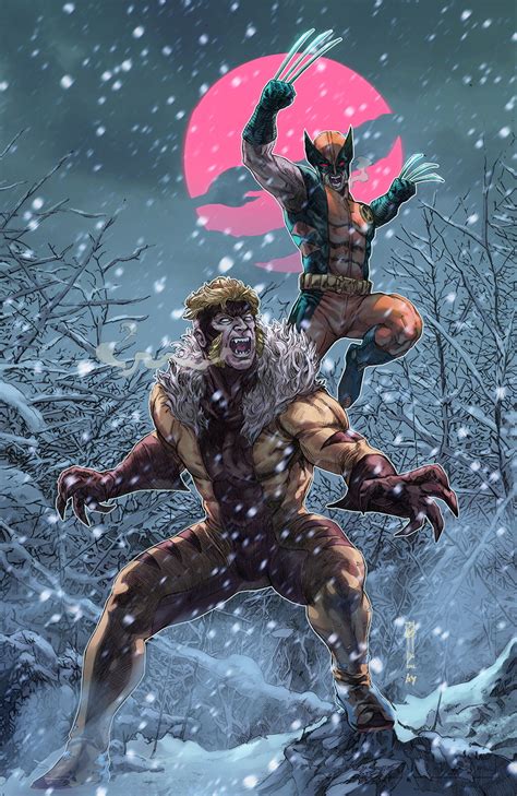 Sabretooth Vs Wolverine Wolverine Marvel Marvel Comics Art Marvel