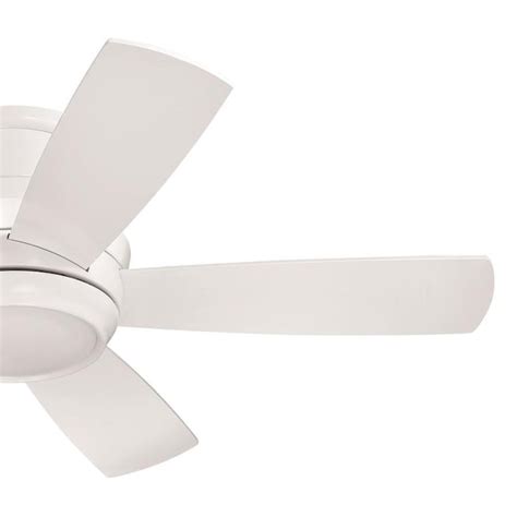 Compare click to add item patriot lighting™ butterfly 44 white indoor led ceiling fan to the compare list. Craftmade Tempo 44-in White LED Indoor Flush Mount Ceiling ...