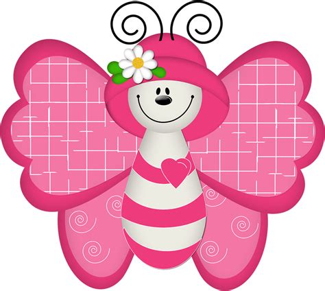 Transparent Pink Butterfly Clipart Imagenes De Mariposas En Animados
