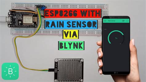 Esp8266 With Rain Sensor Via Blynk Vikram Tech Youtube