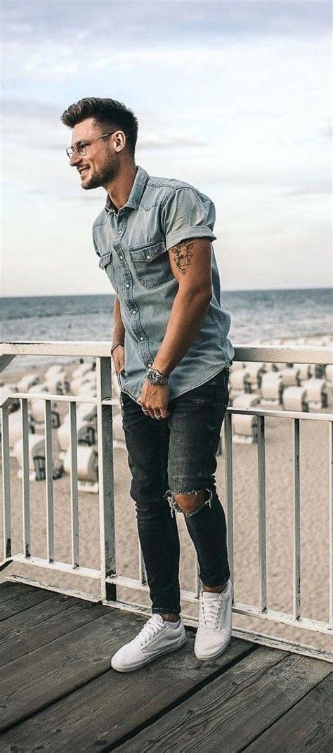 75 stylish men casual outfit to wear everyday beautifus stylish men casual summer denim