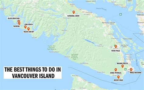 Map Of Vancouver Island Vancouver Island Map Vancouver Island Visit
