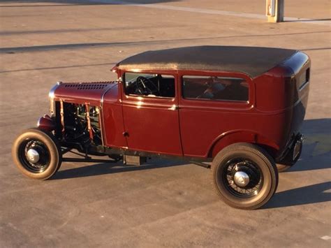1931 Ford Model A Tudor Sedan Chopped Traditional Hot Rod Classic