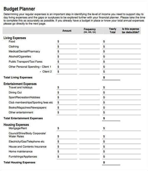 Yearly Budget Templates Budget Template Templates Budgeting