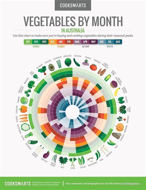 Seasonal Fruit And Vegetables Chart Australia