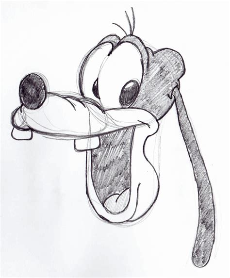Goofy Sketch By Greenjinjo On Deviantart